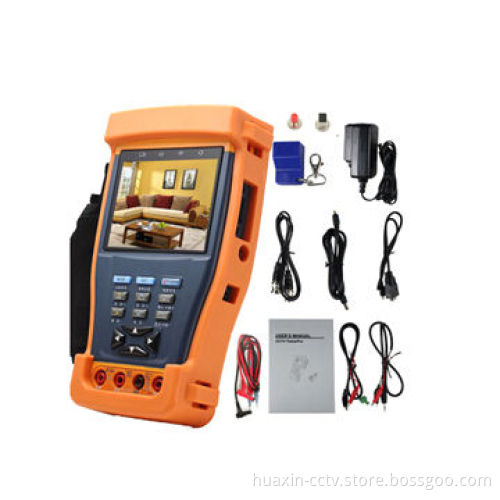 Multifunctional 3.5-inch CCTV Tester with Digital Multimeter and PTZ Controller
